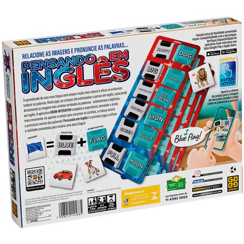 Jogo Pensando em Inglês