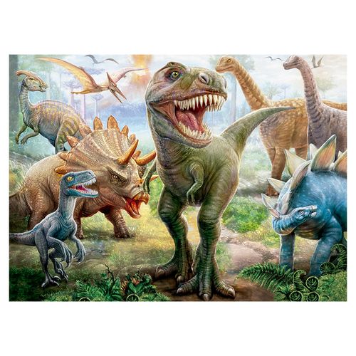 Quebra-cabeça 100 peças Dinossauros
