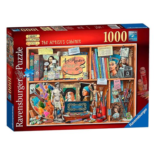 Puzzle 1000 peças Estante de Artes - Importado - Ravensburger