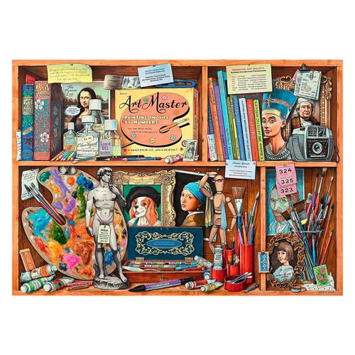 Puzzle 1000 peças Estante de Artes - Importado - Ravensburger