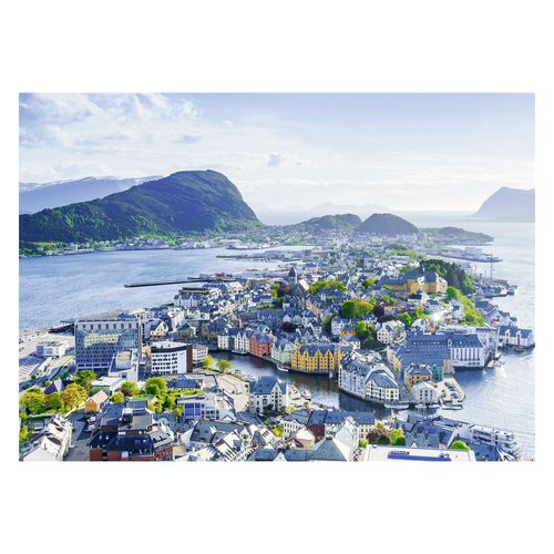 Puzzle 1000 peças Alesund - Noruega - Importado - Ravensburger