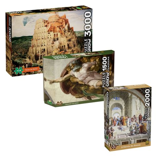 Combo Quebra-cabeças Históricos