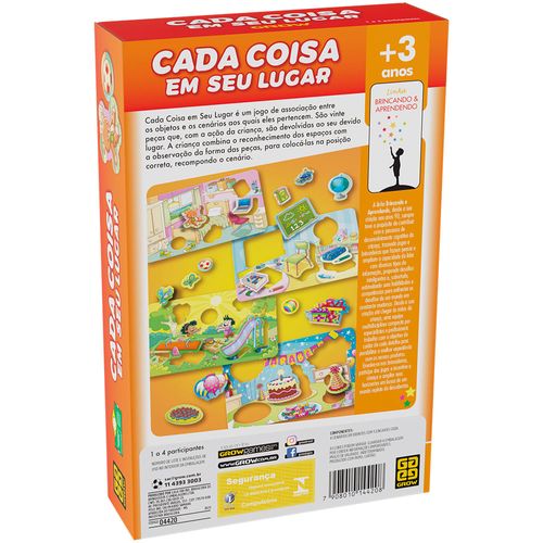 Jogo Cada Coisa em Seu Lugar