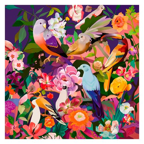 Puzzle 750 peças Pássaros - Importado - Ravensburger