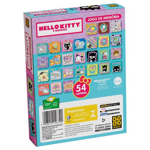 Jogo de Memória Hello Kitty e Amigos