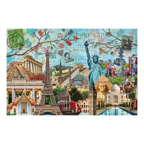 Puzzle 5000 peças Colagem de Cidades - Ravensburger - Imp