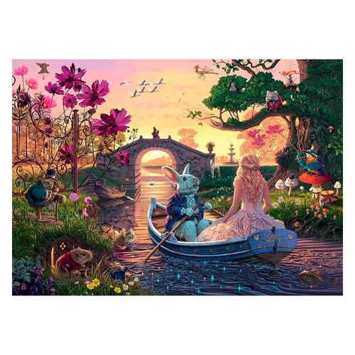 Puzzle 1000 peças Lago Encantado - Importado - Ravensburger