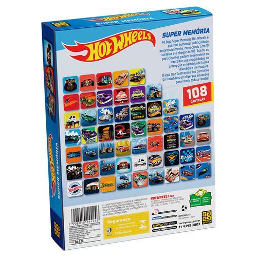 Jogo Supermemória Hot Wheels