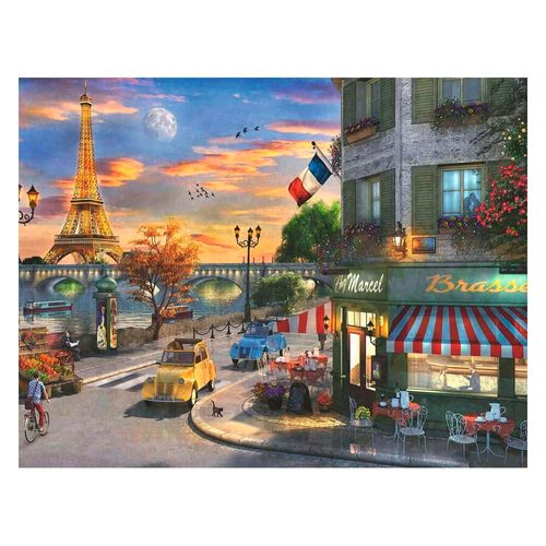 Puzzle 2000 peças Pôr-do-sol em Paris - Importado - Ravensburger