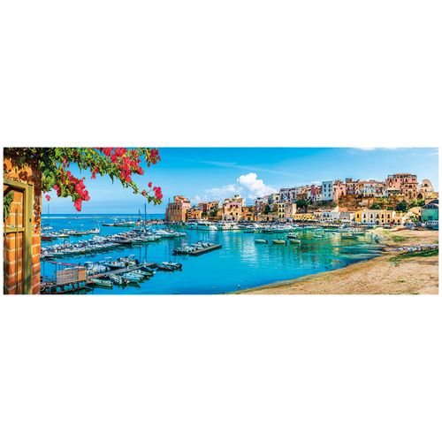 Quebra-cabeça 1500 peças Panorama Castellammare del Golfo