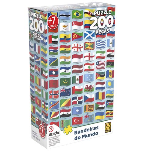 Combo Quebra-cabeças Mapas e Bandeiras