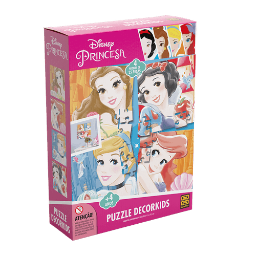 Quebra-cabeça Decorkids Princesa Disney