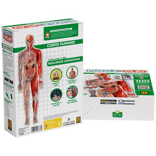Puzzle Play Gigante Corpo Humano
