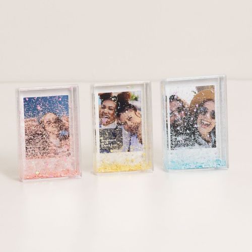 Trio Porta Retratos Retangulares Glitter