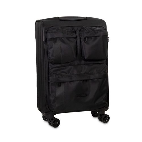 Mala De Viagem Bolsos Preta