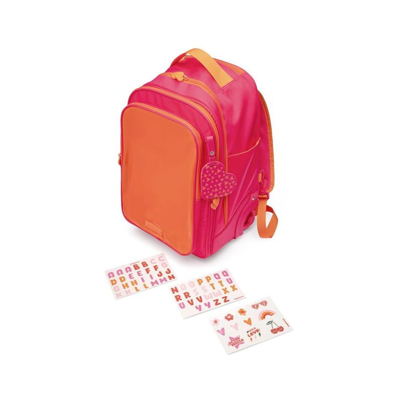 Mochila-Rodinha-Rosa-Glitter-Adesivos
