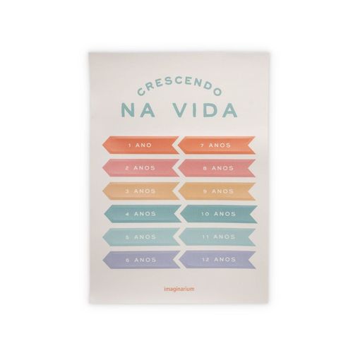 Regua de Crescimento Crescendo Na Vida