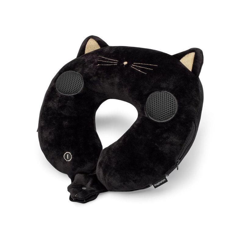 Almofada-Massageadora-Speaker-Gato