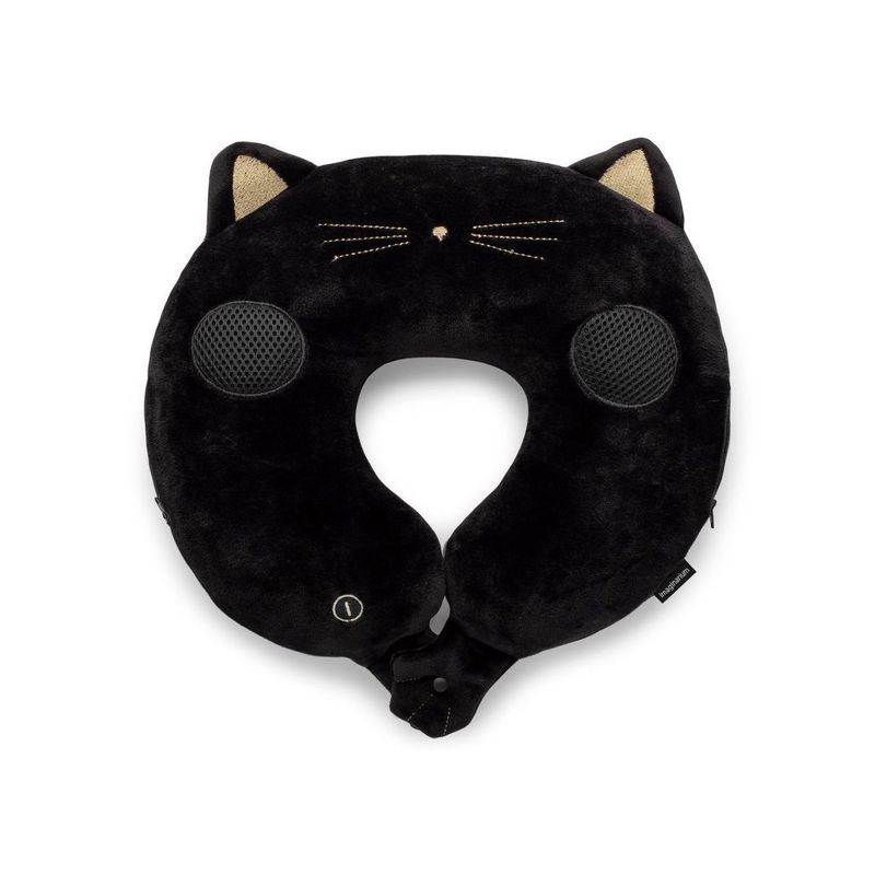 Almofada-Massageadora-Speaker-Gato