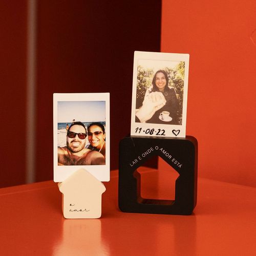 Porta Retrato Duplo Onde O Amor Esta