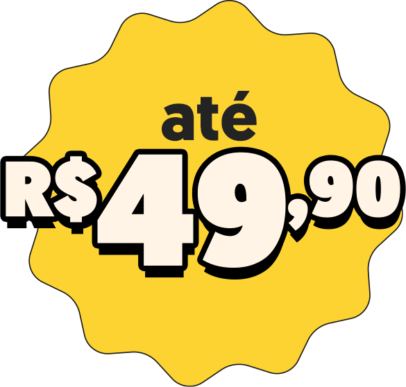 Produtos com até R$ 49,90
