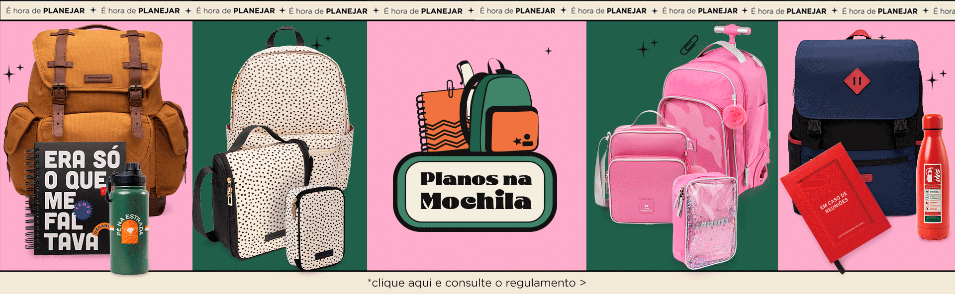 Planos na Mochila